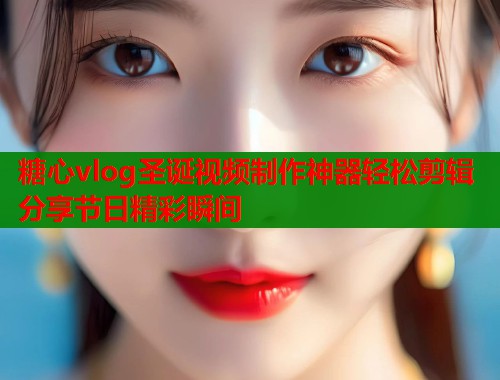 糖心vlog圣诞视频制作神器轻松剪辑分享节日精彩瞬间