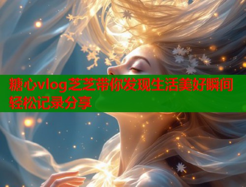 糖心vlog芝芝带你发现生活美好瞬间轻松记录分享