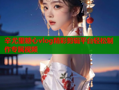 辛尤里糖心vlog精彩剪辑平台轻松制作专属视频