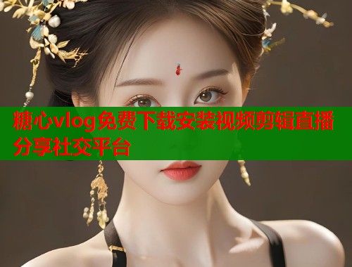 糖心vlog免费下载安装视频剪辑直播分享社交平台