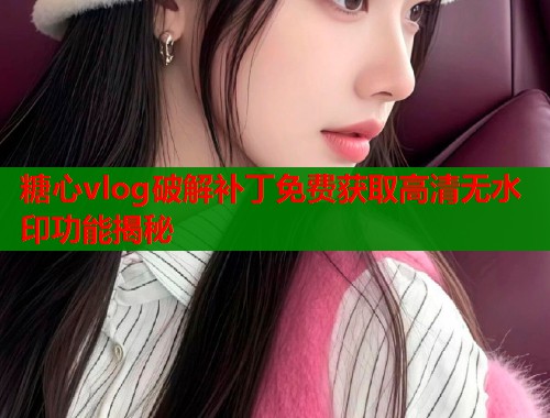 糖心vlog破解补丁免费获取高清无水印功能揭秘