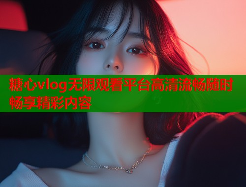 糖心vlog无限观看平台高清流畅随时畅享精彩内容