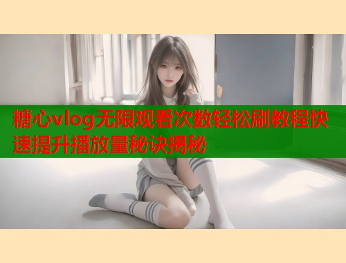 糖心vlog无限观看次数轻松刷教程快速提升播放量秘诀揭秘 糖心vlog无限观看次数轻松刷教程快速提升播放量秘诀揭秘