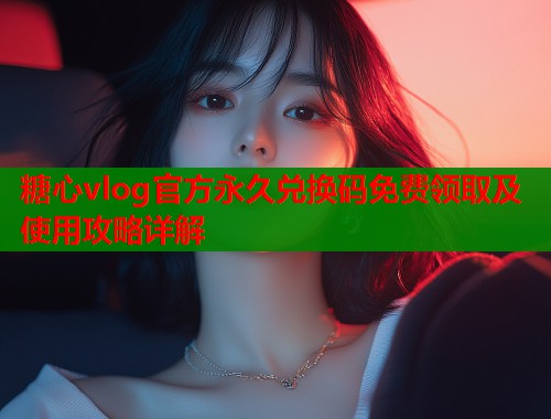 糖心vlog官方永久兑换码免费领取及使用攻略详解