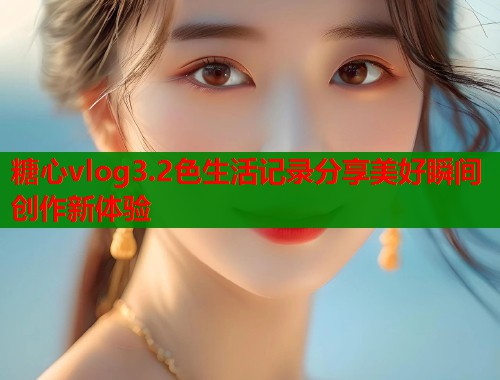 糖心vlog3.2色生活记录分享美好瞬间创作新体验