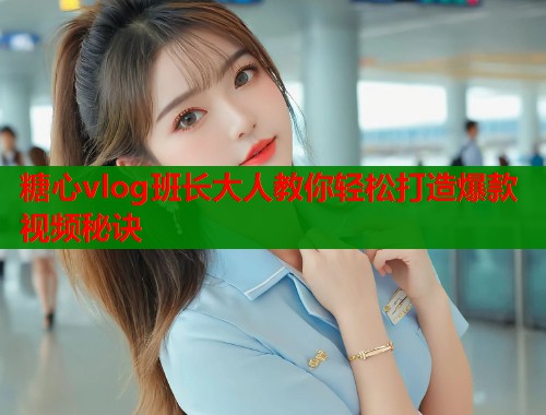糖心vlog班长大人教你轻松打造爆款视频秘诀