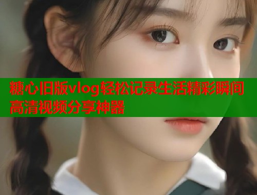 糖心旧版vlog轻松记录生活精彩瞬间高清视频分享神器
