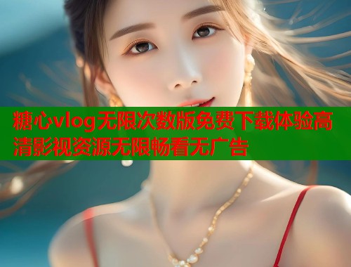 糖心vlog无限次数版免费下载体验高清影视资源无限畅看无广告